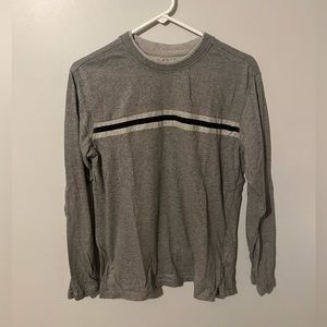 Grey double layered long sleeve tee